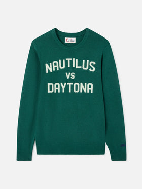 Maglia Heron Nautilus Daytona jacquard verde
