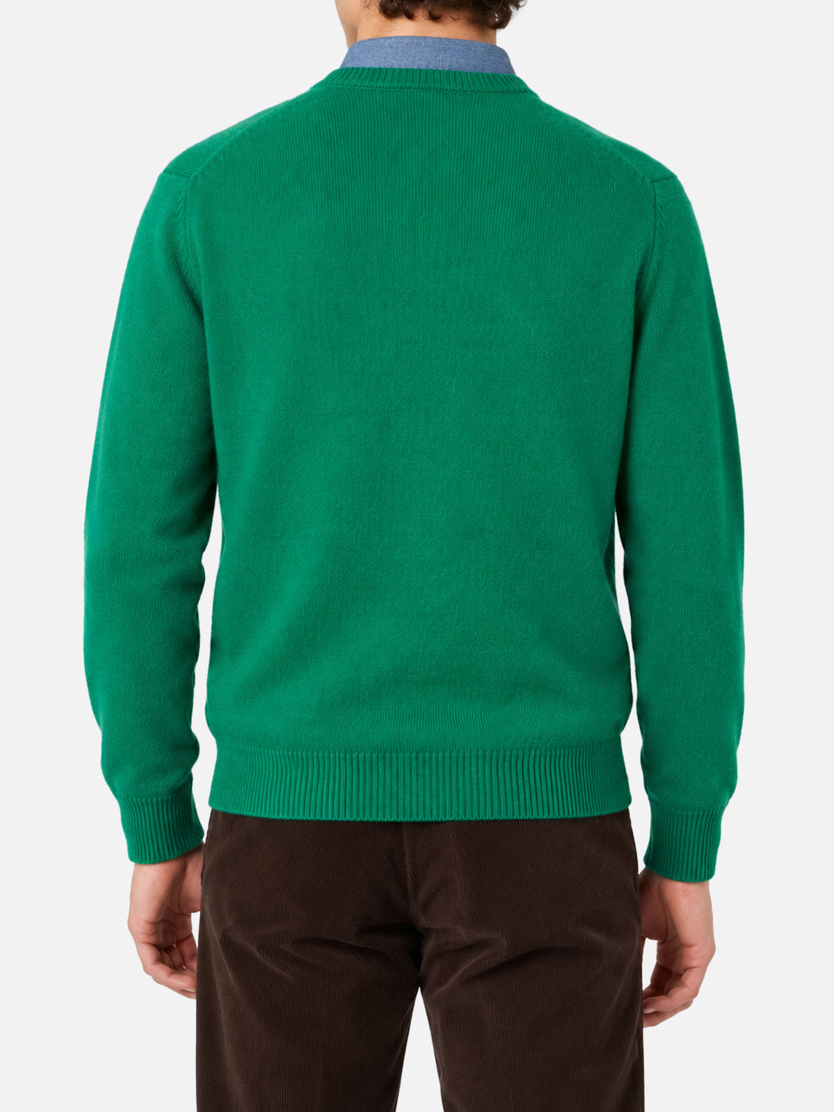Green Heron sweater with Crypto Ducky Ski Club jacquard | Special edition