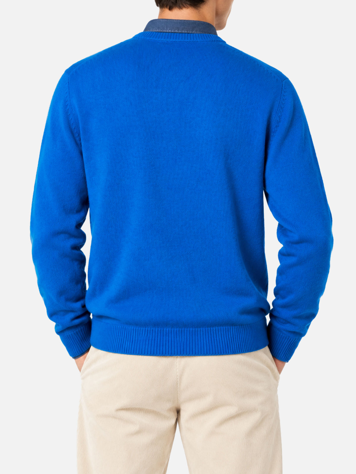 Blue Heron sweater with Crypto Ducky jacquard | Special edition