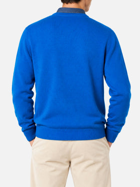 Blue Heron sweater with Crypto Ducky jacquard | Special edition