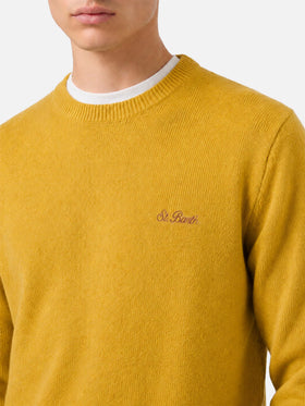 Ockergelber Pullover Regent aus Lambswool 