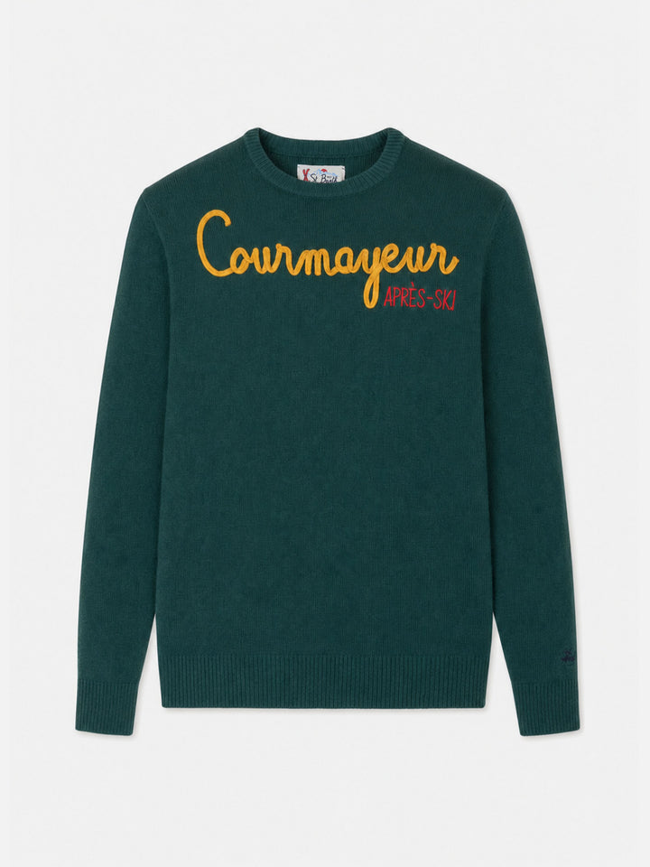Grüner Courmayeur Après Ski-Pullover Heron 