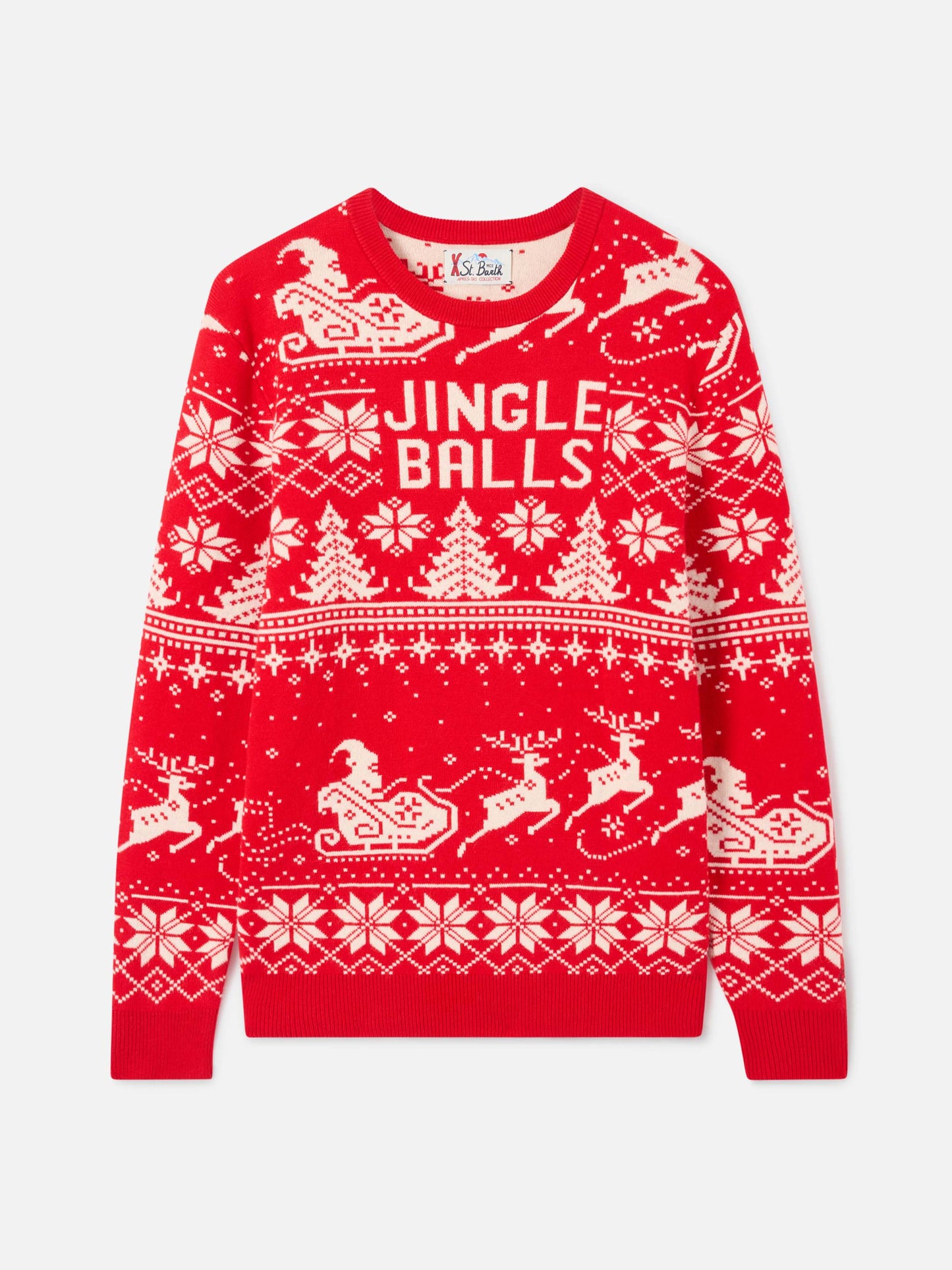 Pull Fair Isle Heron avec jacquard Jingle Balls 