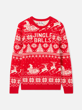 Pull Fair Isle Heron avec jacquard Jingle Balls 