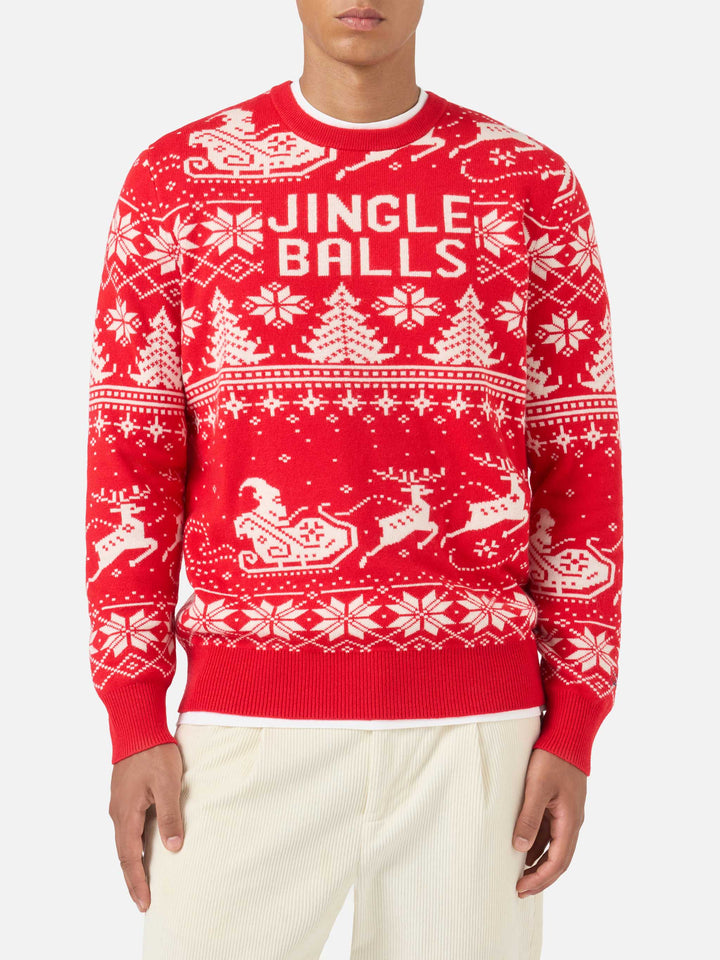 Maglione Fairs Isle Heron con jacquard Jingle Balls