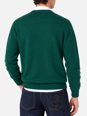 Crewneck-Pullover Heron mit „It's wine o'clock“-Stickerei 