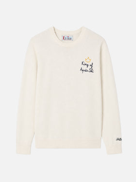 Maglione girocollo Heron con ricamo King of apres ski