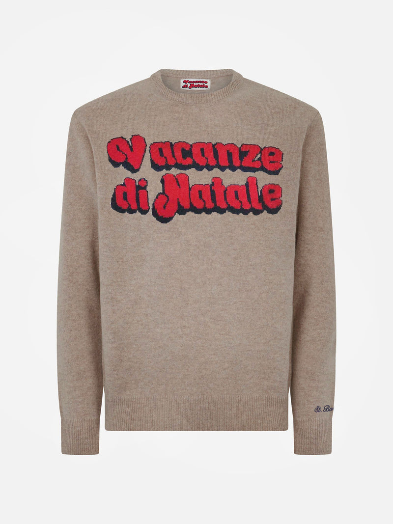 Man sweater Heron with Vacanze di Natale jacquard | VACANZE DI NATALE SPECIAL EDITION