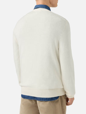 Heron Print sweater with Campiglio Road print