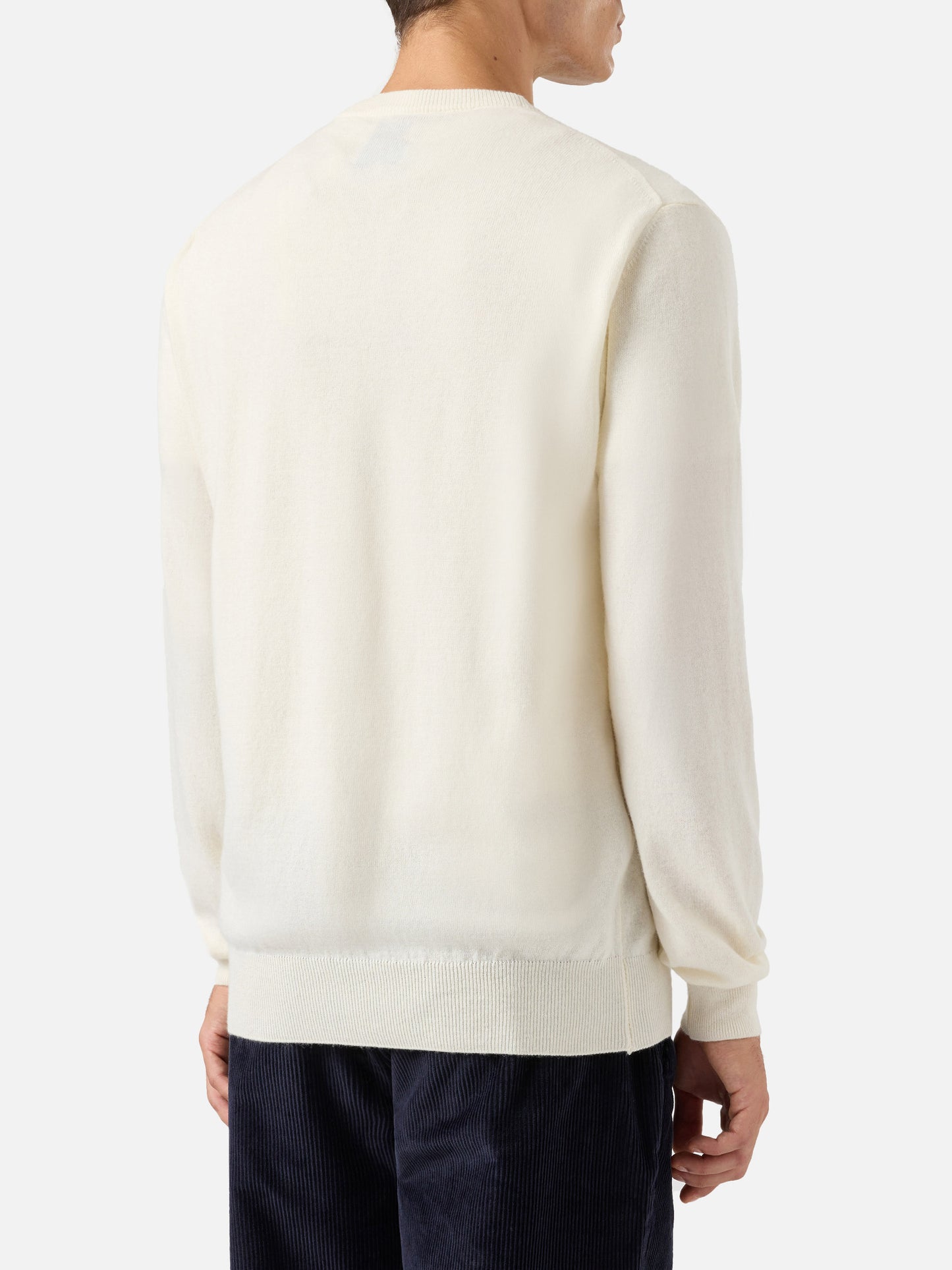 Crewneck sweater Heron Light with Vacanze di Natale embroidery | VACANZE DI NATALE SPECIAL EDITION