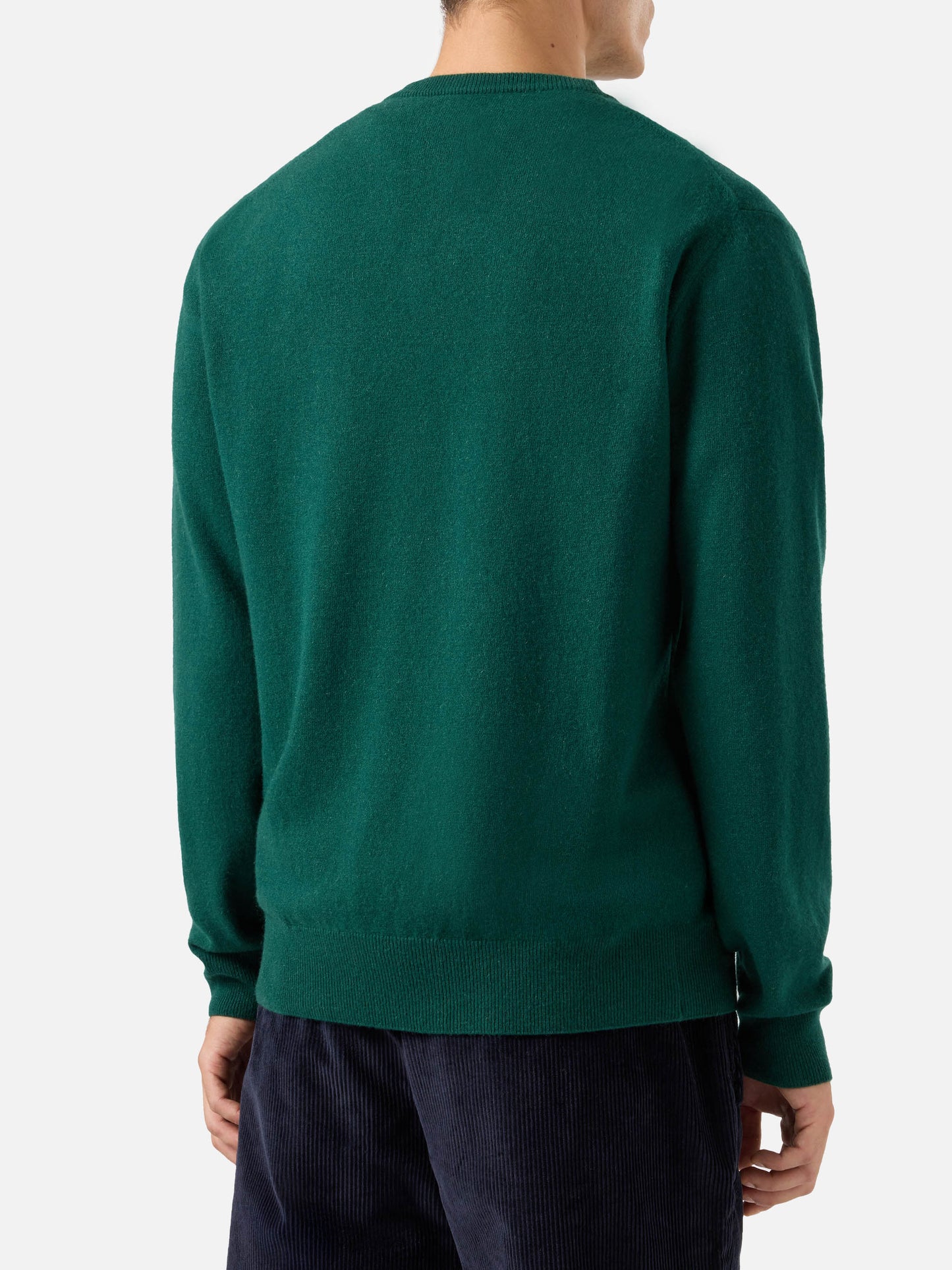 Crewneck sweater Heron Light with 15/0 battuta regolare! embroidery | VACANZE DI NATALE SPECIAL EDITION