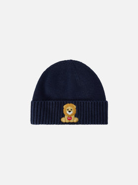 Gorro Holden azul marino blue con bordado de león | Special edition 