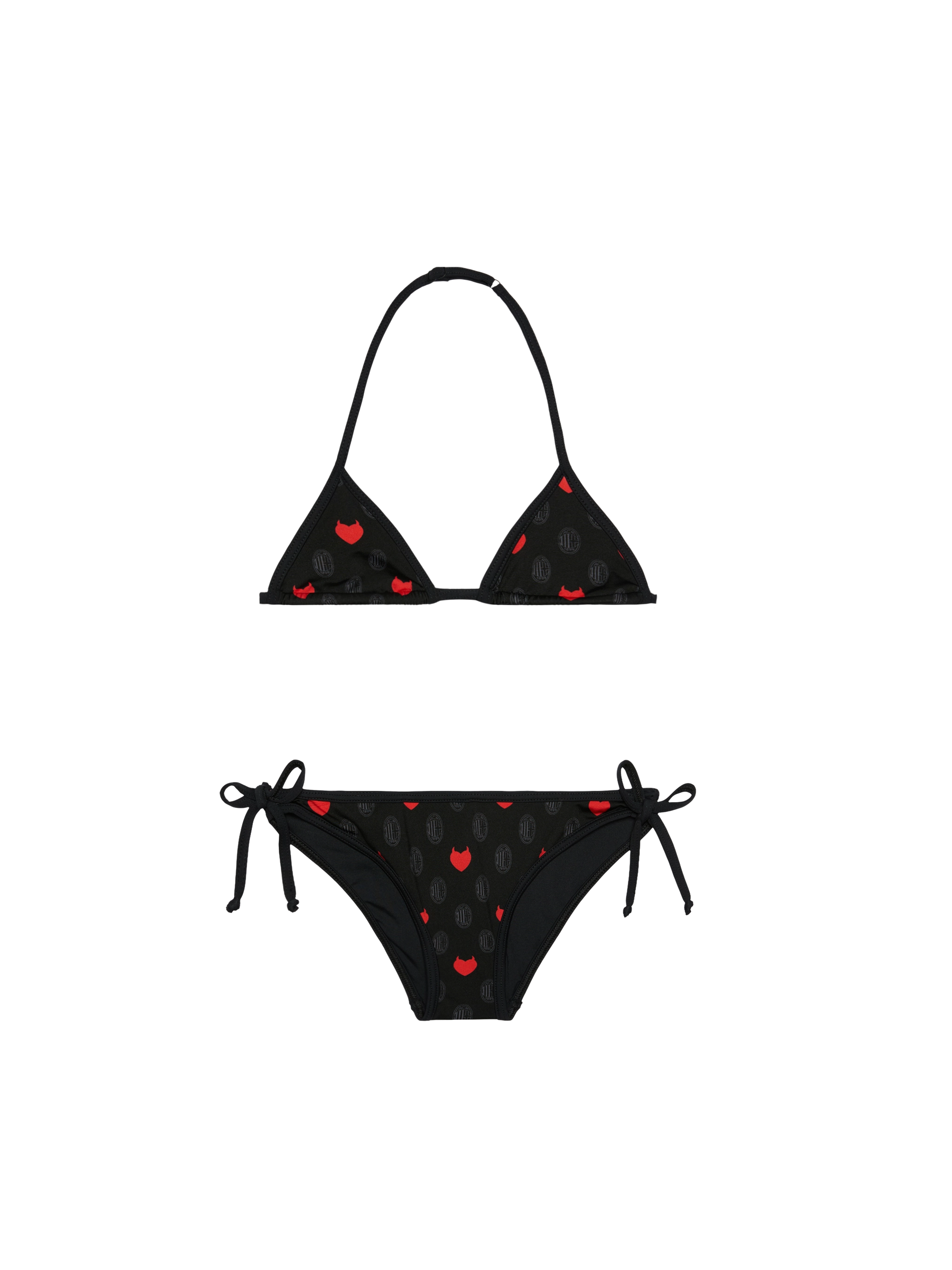 Triangle bikini Holly String with Milan print | AC MILAN SPECIAL EDITION - MC2 Saint Barth