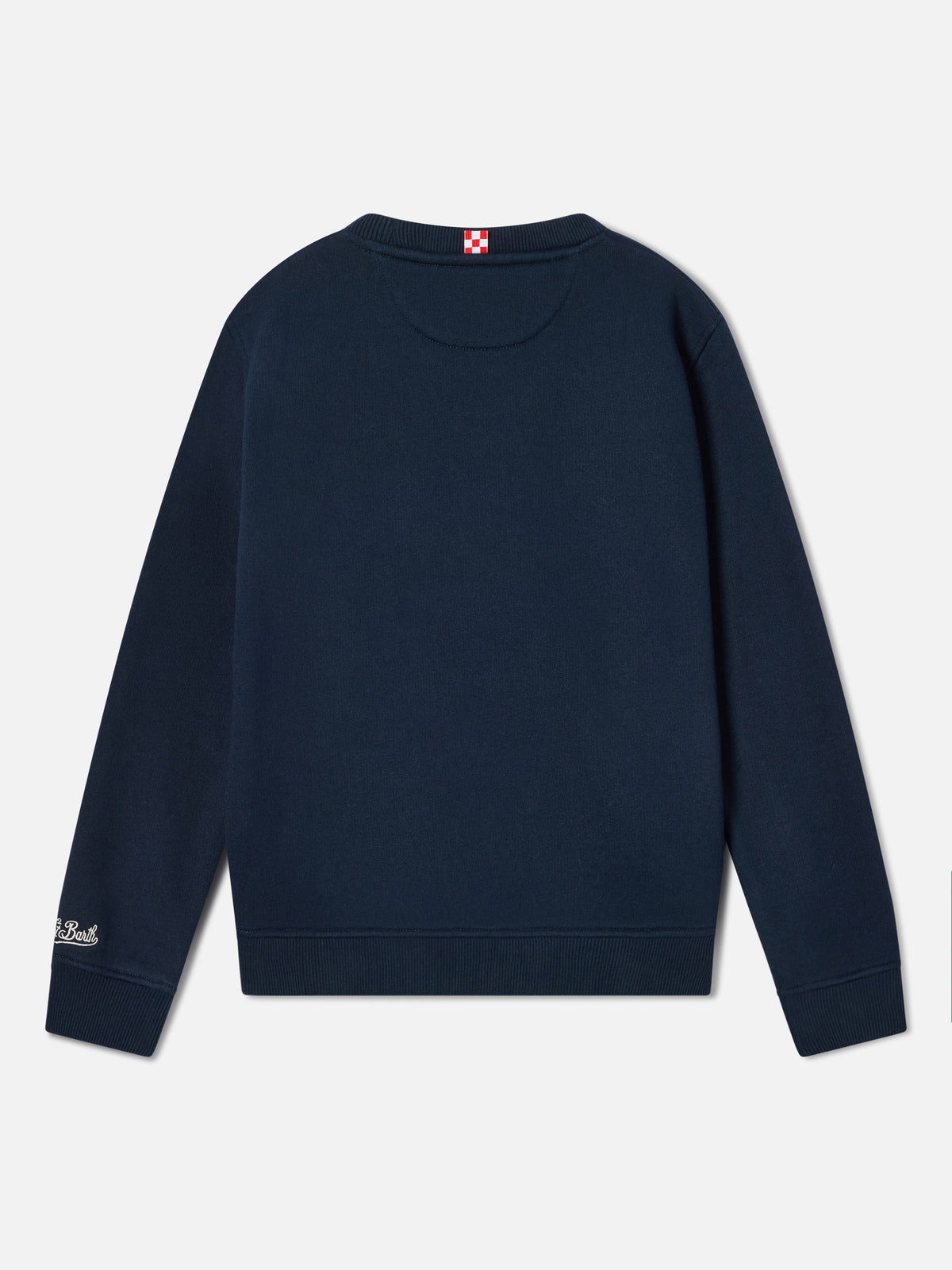 Sweat-shirt Hutton bleu marine en mélange de coton avec patch éponge ourson teddy bear | Special edition 