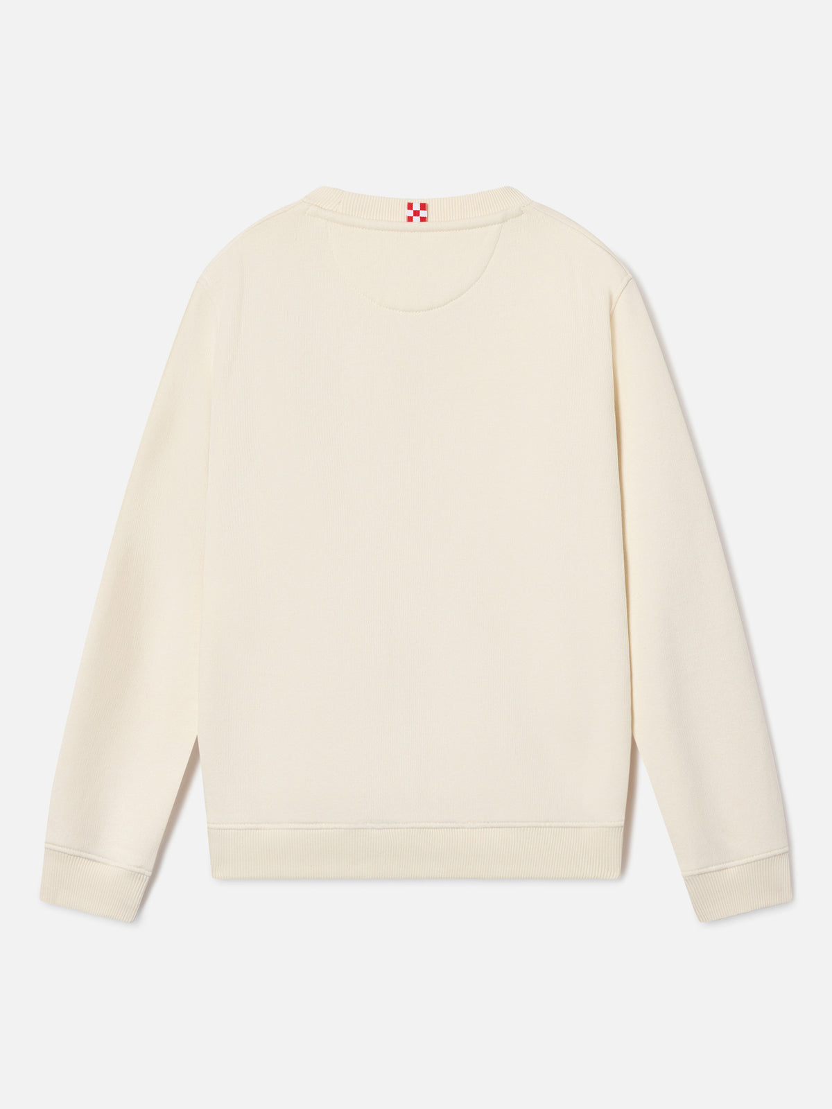 Cremefarbenes Hutton Sweatshirt aus Baumwollmischung mit St. Barth-Print 