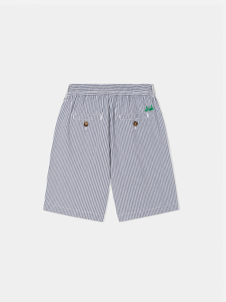 Bermudas infantiles de seersucker Ischia Jr 