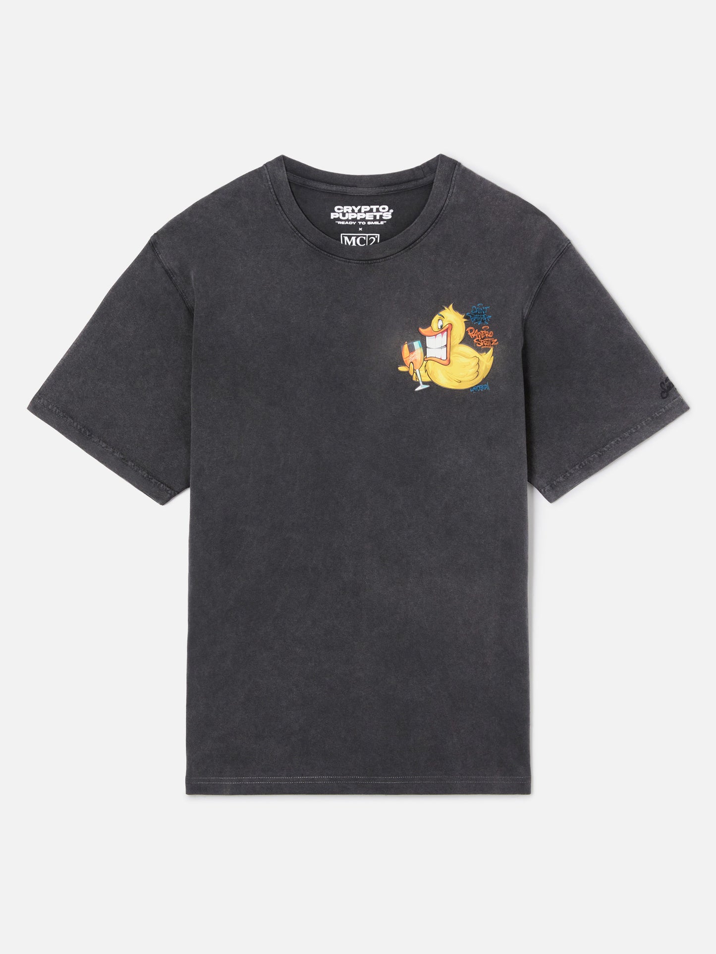 Camiseta de algodón Jack con estampado Cryptopuppets ducky | Edición Especial 