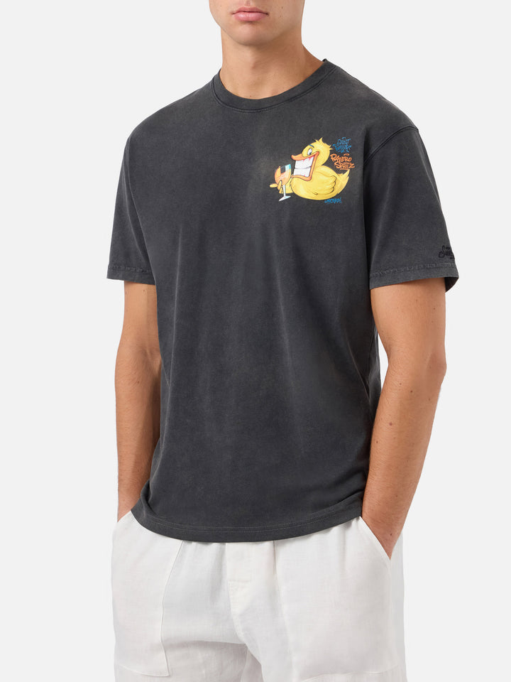 Baumwoll-T-Shirt Jack mit Cryptopuppets ducky Print | Special Edition 