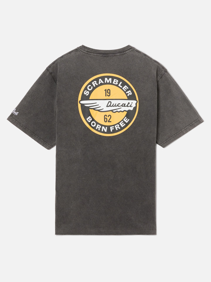 T-shirt Jack nera con stampa Ducati Scrambler | Special Edition