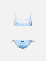 Bikini a bralette a fiori da bambina Jaiden