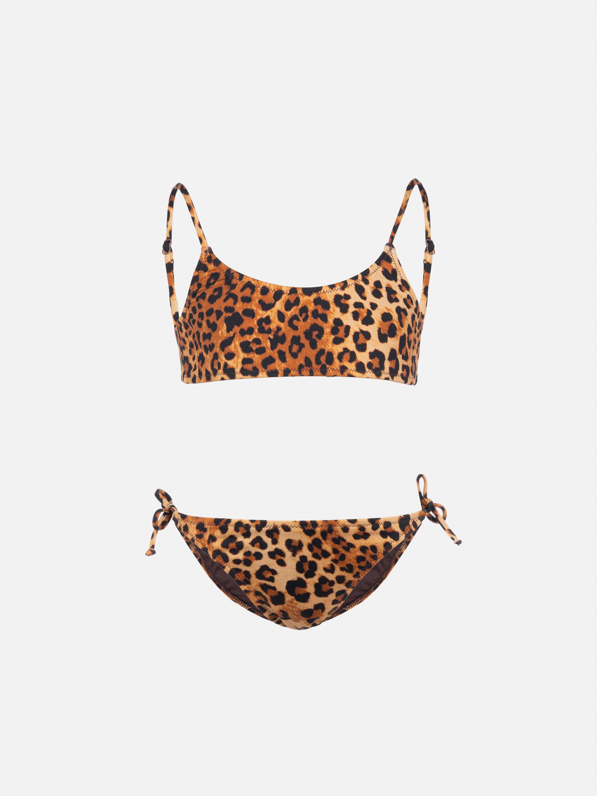 ビキニ MC2 SAINT BARTH Women Swimsuit LORASHINYSTRASSLEOPARD18 BROW Girl bikini and swim briefs – MC2 Saint Barth