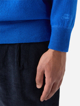 Crewneck hooded sweater Jake with Week-end Off embroidery