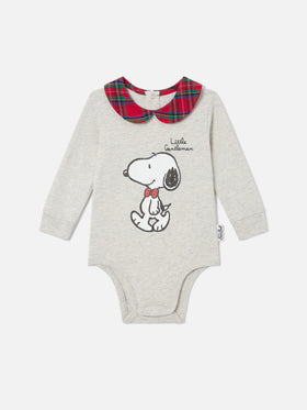 Body Jacques panna in cotone organico con stampa Snoopy | Special edition