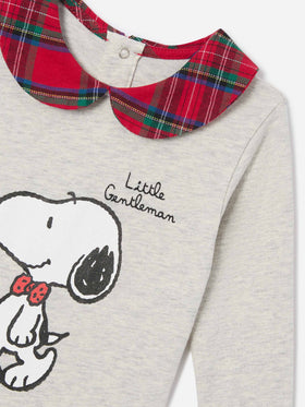 Body Jacques panna in cotone organico con stampa Snoopy | Special edition