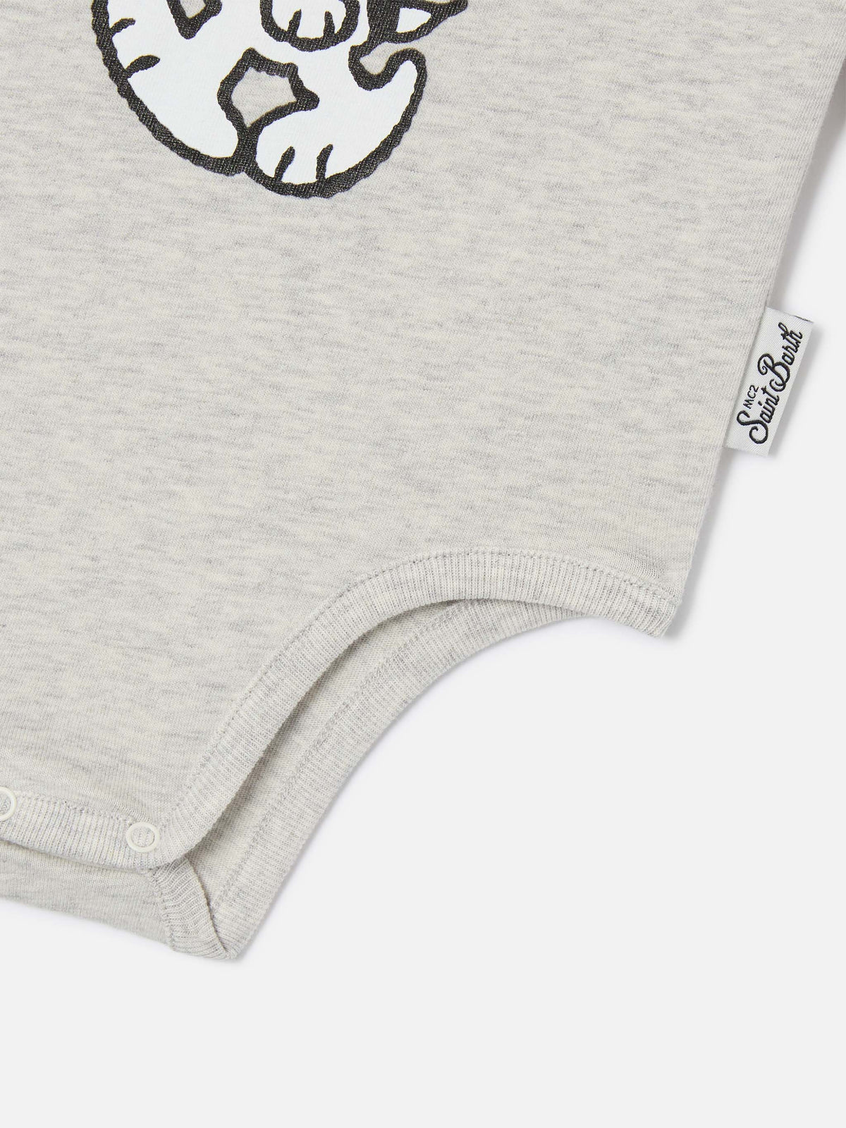 Body Jacques panna in cotone organico con stampa Snoopy | Special edition