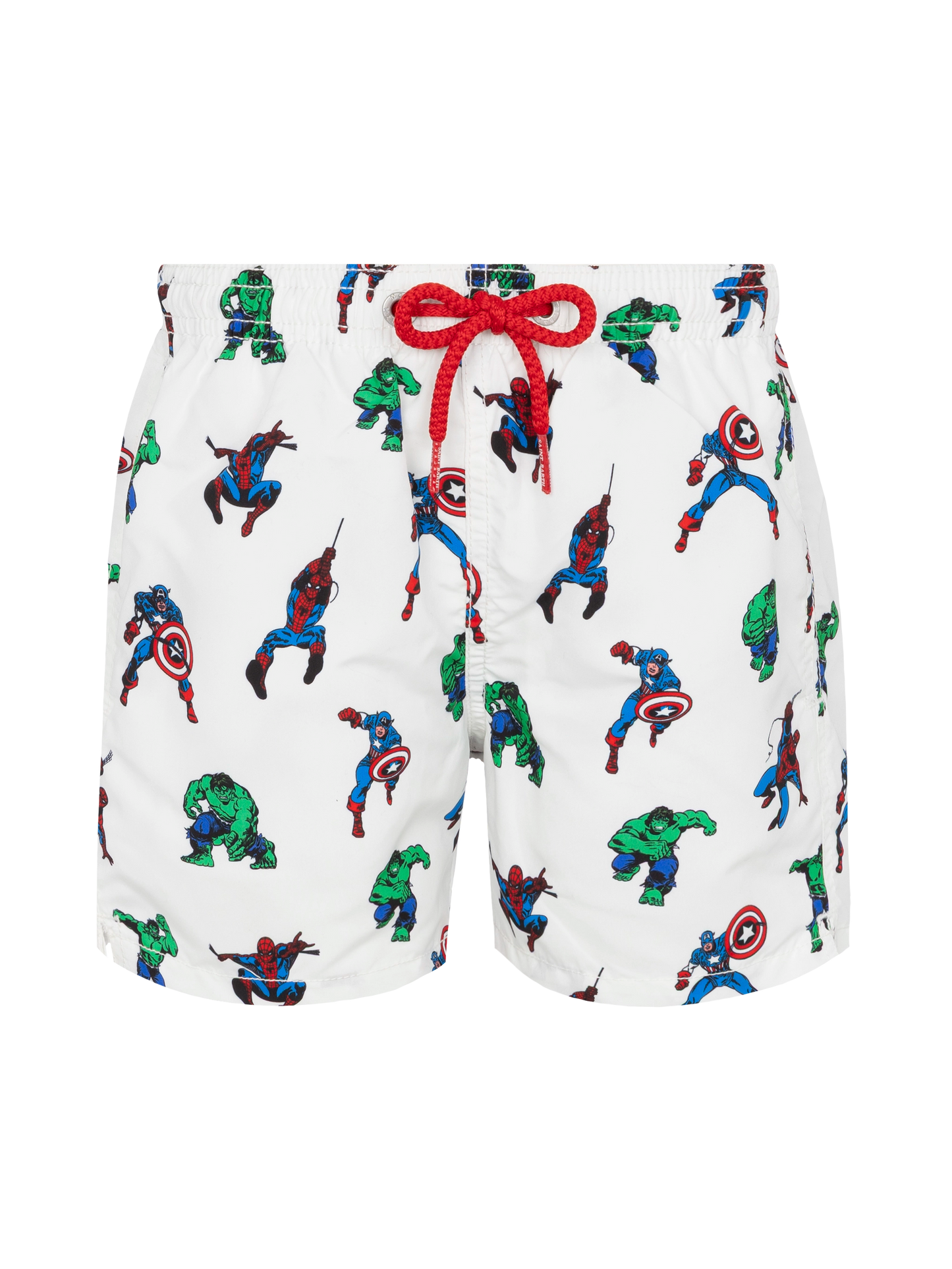 Jean mid-length swim shorts with Marvel super heroes print | MARVEL SPECIAL EDITION