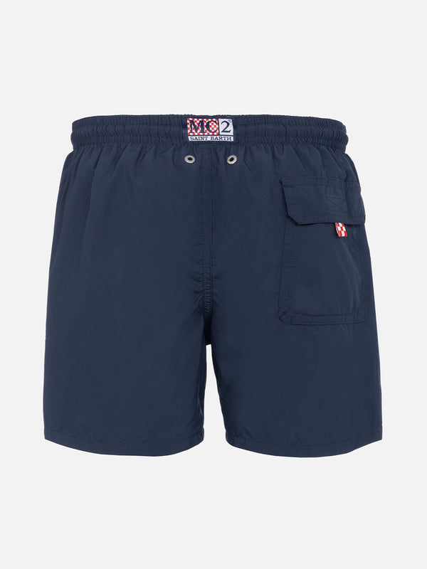 Boy navy blue swim shorts