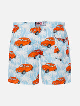 Boy swim shorts with Fiat 500 car print | FIAT© Special Edition