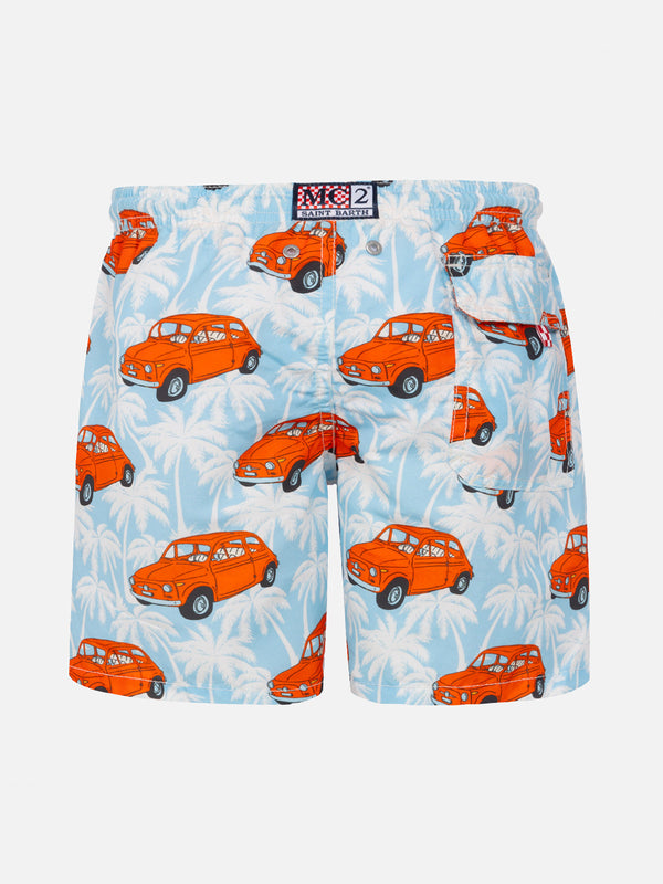 Boy swim shorts with Fiat 500 car print | FIAT© Special Edition