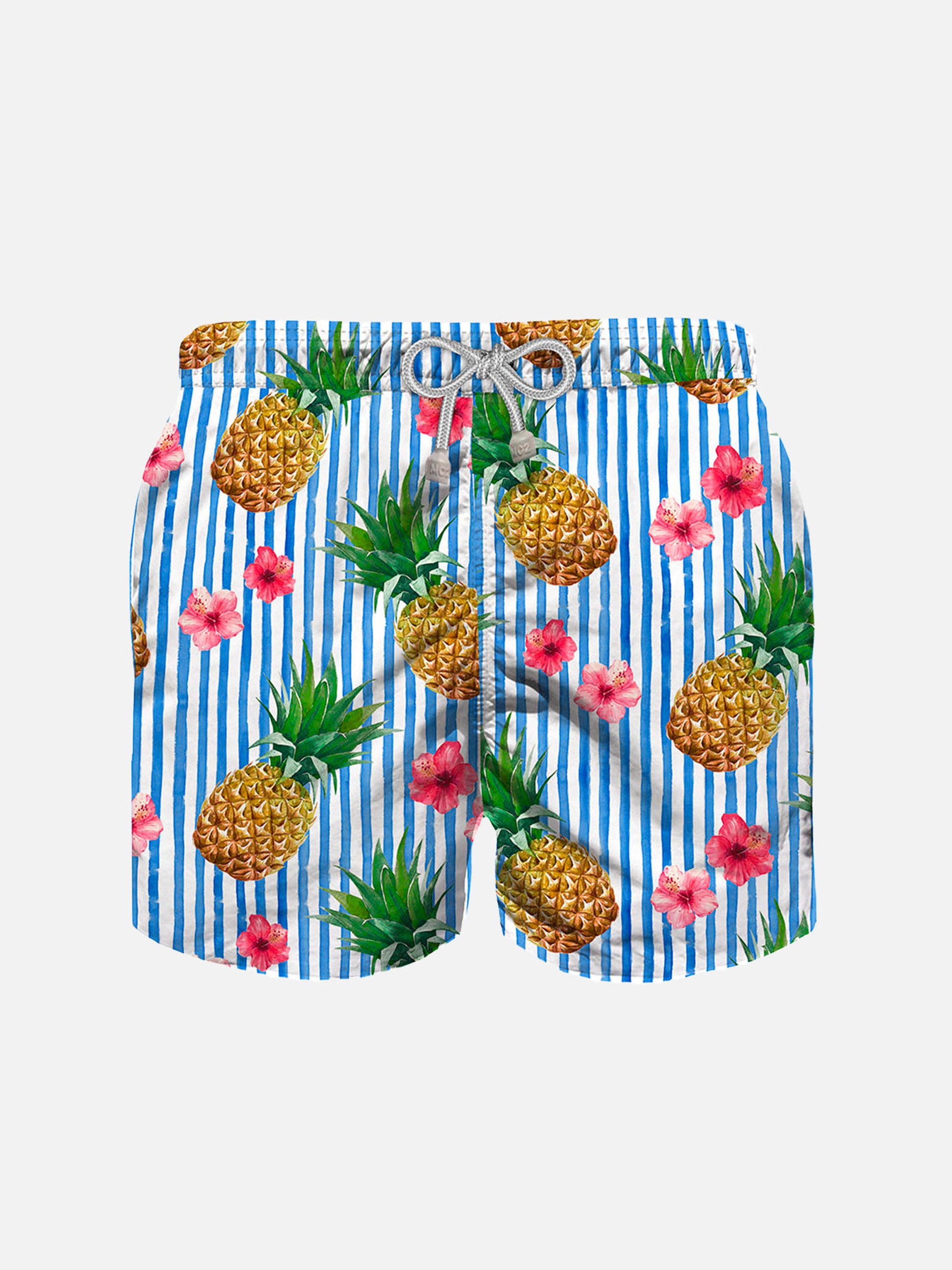 Boy swim shorts with pineapple print - MC2 Saint Barth