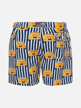 Cars Print Boy Swim Trunk