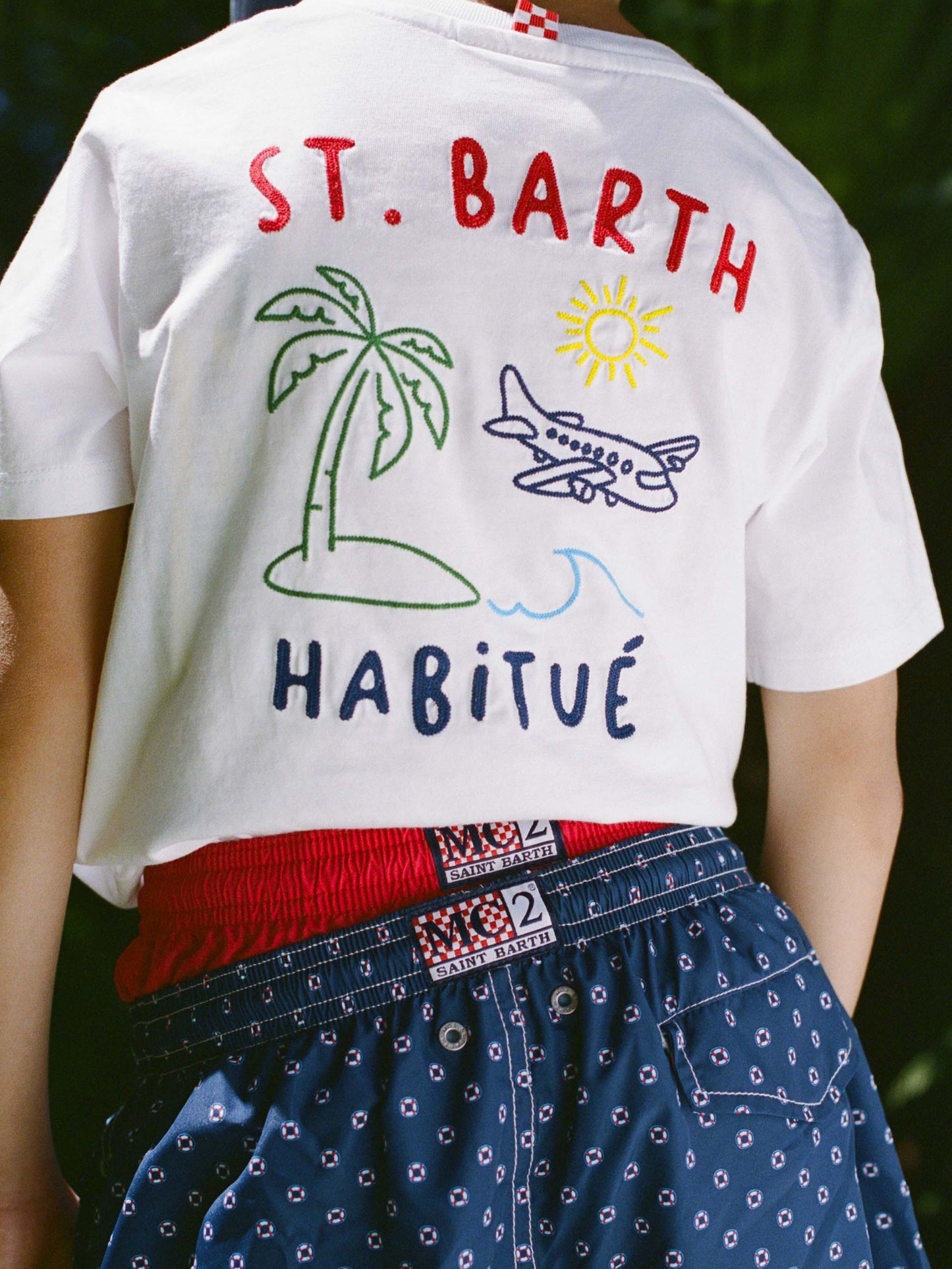 Badeshorts Jean Lighting mit Allover-Print Mini Life Saver 