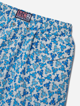 Short de bain garçon en tissu léger Jean Lighting avec imprimé homard 