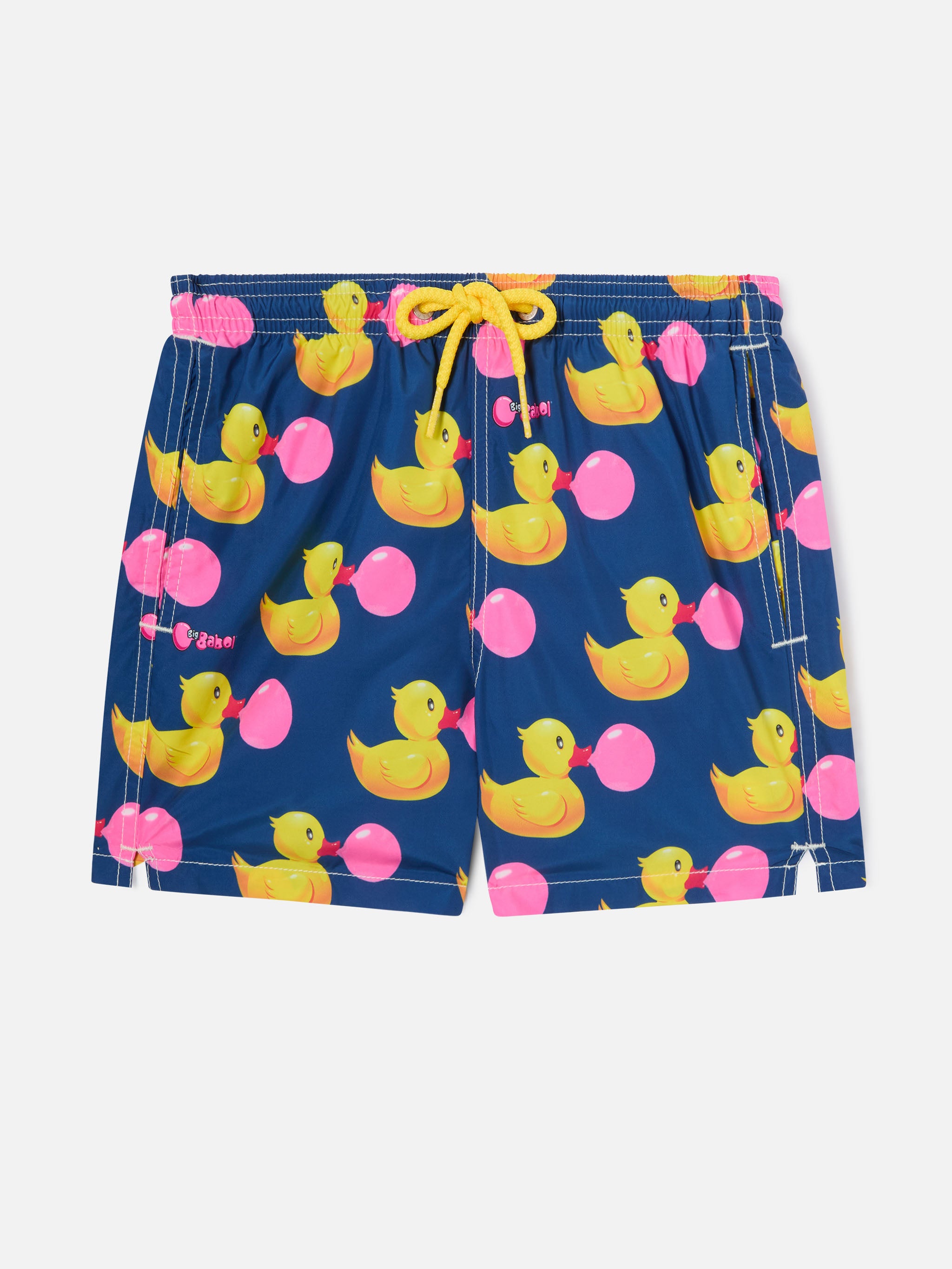 Boy swim shorts with ducky print | BIG BABOL® SPECIAL EDITION
