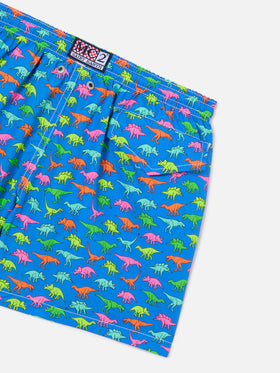 Short de bain garçon à imprimé dinosaures multicolore 