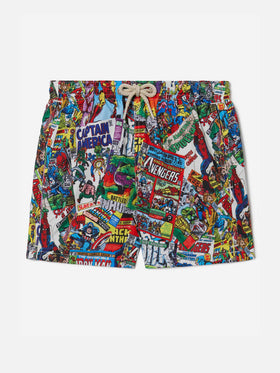 Costume Jean Lighting con stampa Marvel all-over | Special Edition