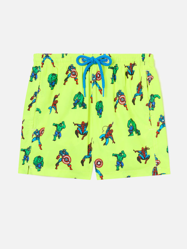Costume Jean Lighting con stampa Marvel Superhero all-over | Special Edition