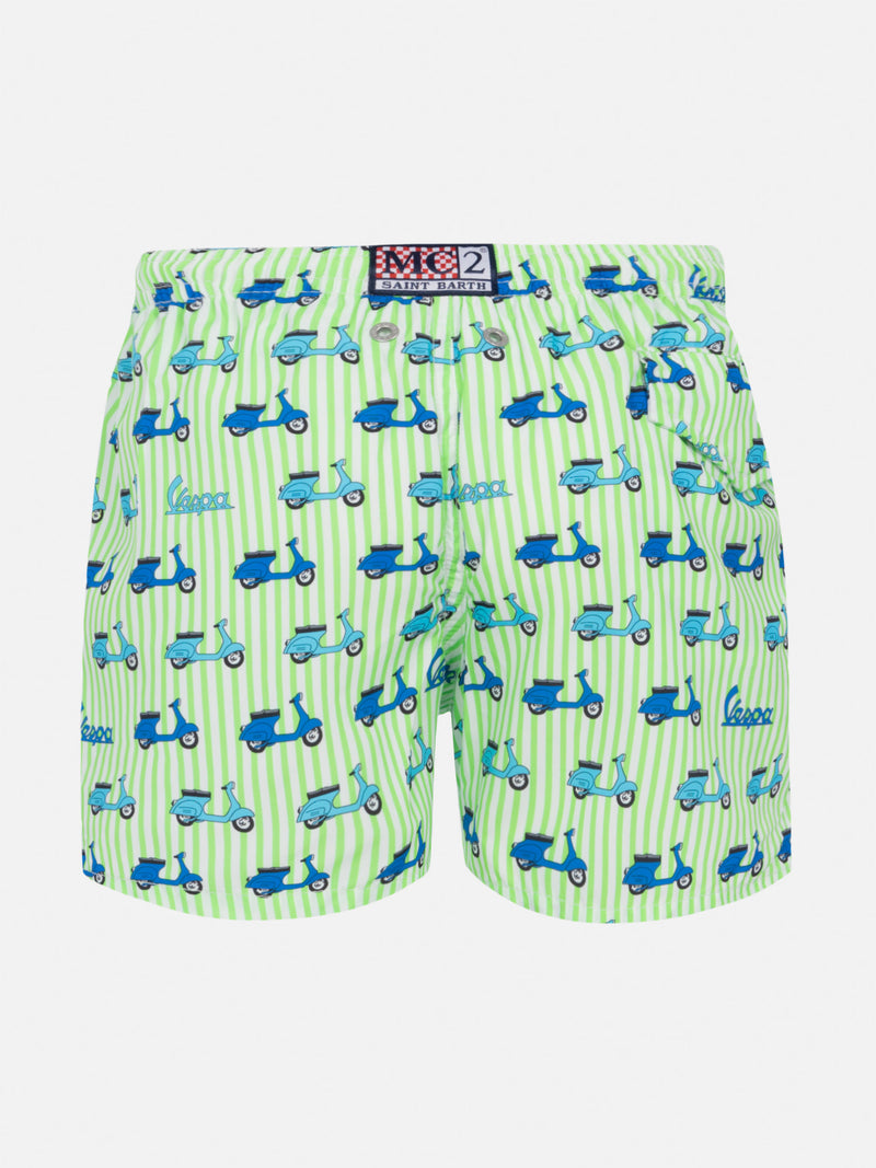 Jean Lighting lightweight fabric swim shorts with Vespa print | VESPA SPECIAL EDITION