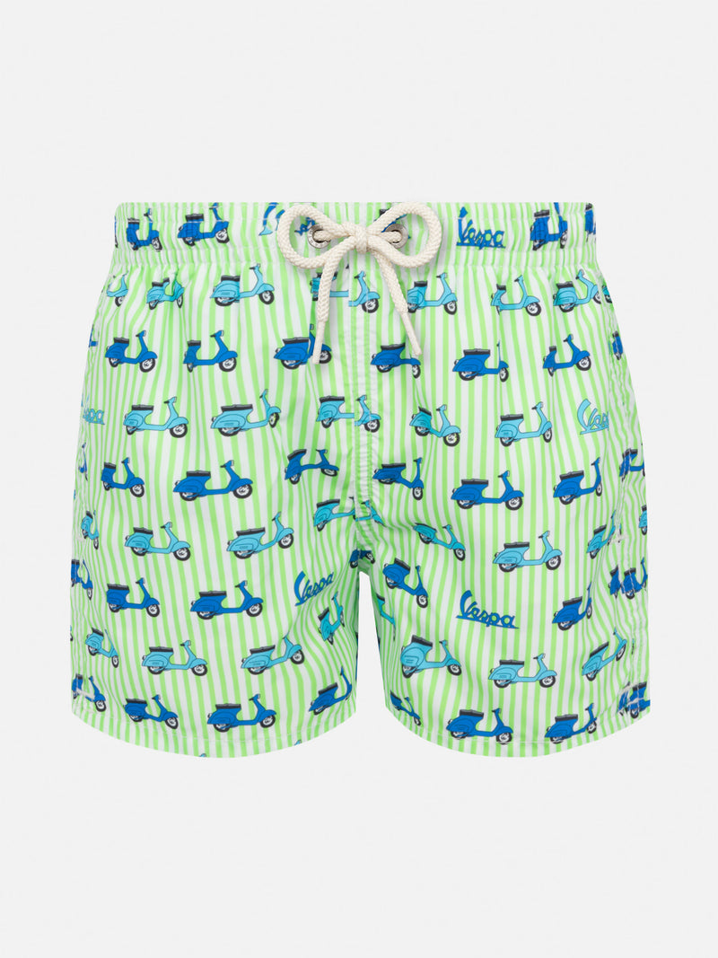 Jean Lighting lightweight fabric swim shorts with Vespa print | VESPA SPECIAL EDITION