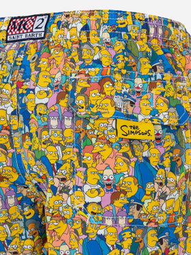 Badeshorts aus leichtem Stoff von Jean Lighting mit „The Simpsons“-Team-Aufdruck | THE SIMPSON SPECIAL EDITION