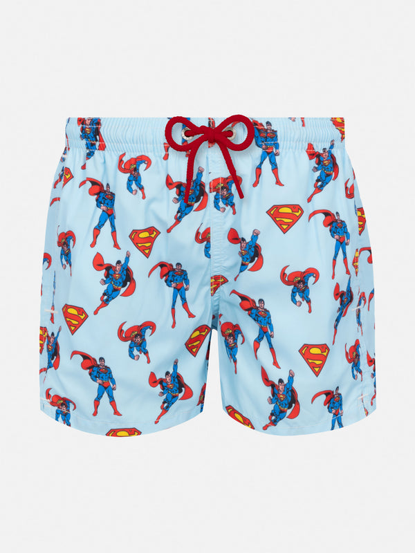 Jean Lighting lightweight fabric swim shorts with Superman print|MARVEL SPECIAL EDITION