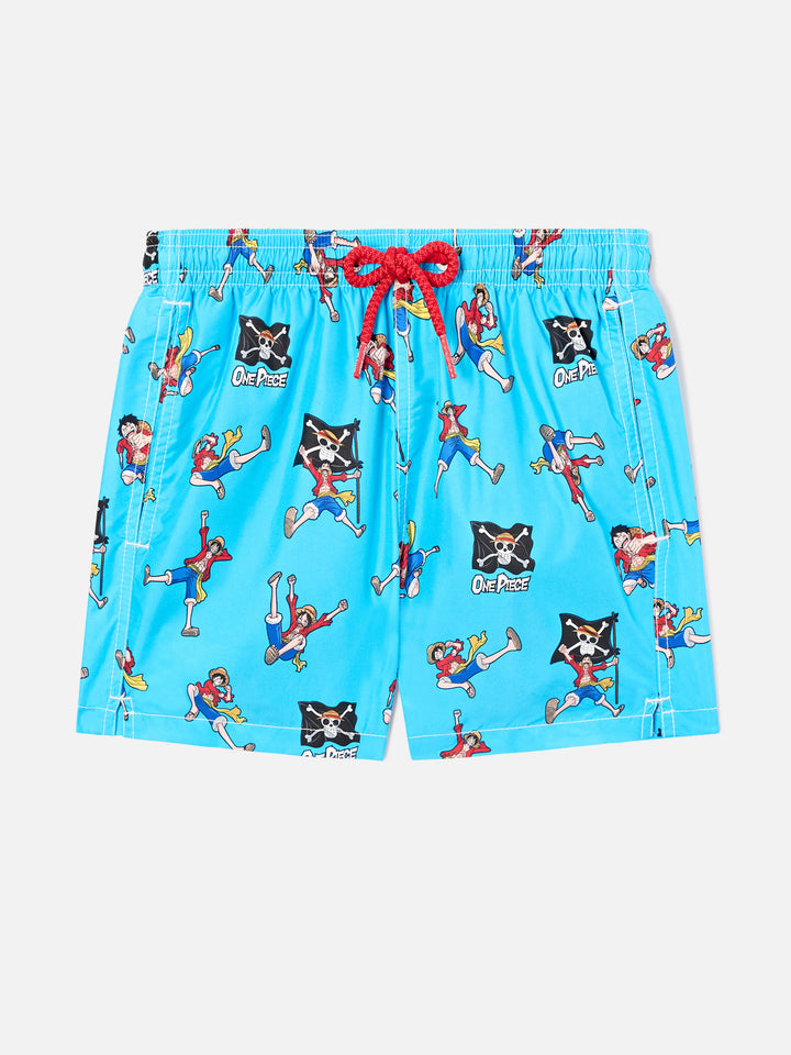 Badeshorts Jean Lighting mit One Piece Allover-Print | ONE PIECE SPECIAL EDITION 