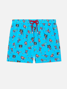 Badeshorts Jean Lighting mit One Piece Allover-Print | ONE PIECE SPECIAL EDITION 