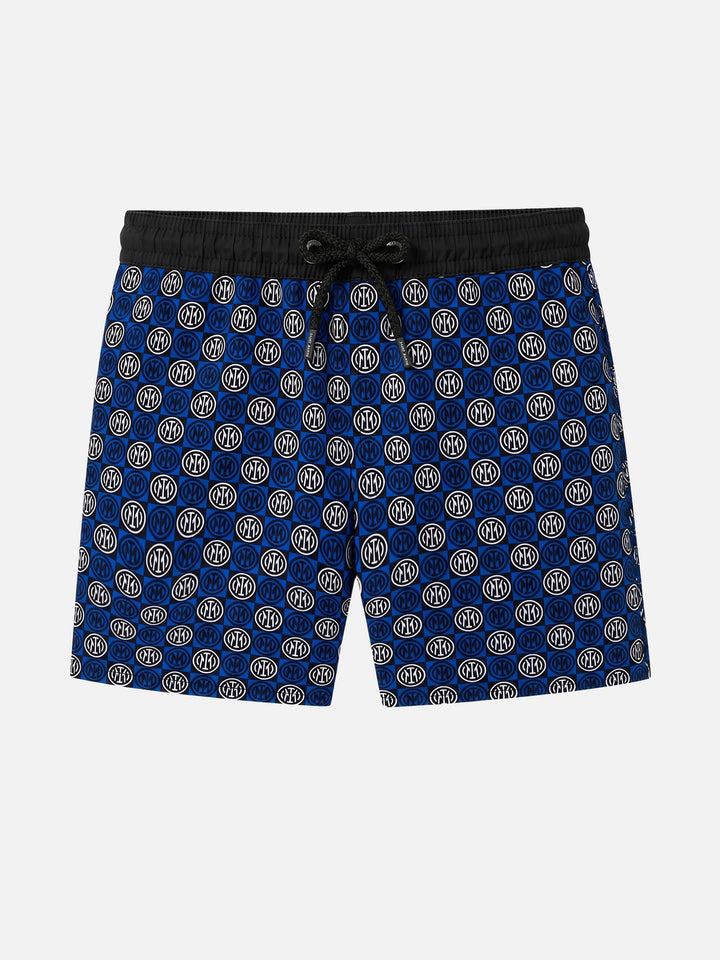Badeshorts aus leichtem Stoff von Jean Lighting mit Inter-Logo-Aufdruck|INTER FC SPECIAL EDITION