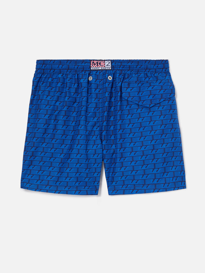 Jean Lighting swim shorts with S.S. Lazio all-over print | Special Edition