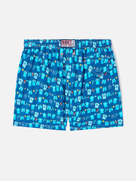Bañador Jean Lighting con estampado integral SSC Napoli Balconi | SSC NAPOLI SPECIAL EDITION 